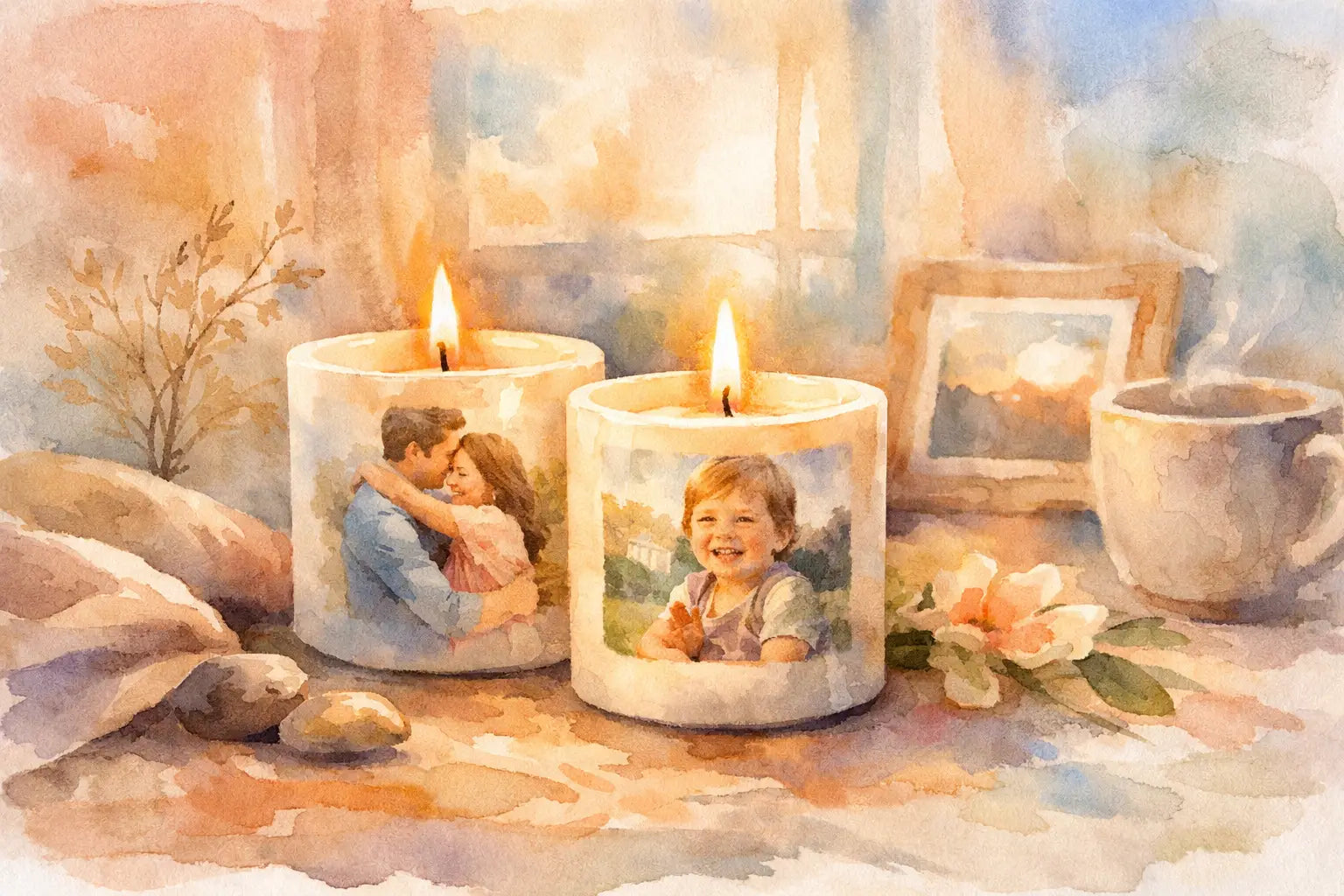 Personalized Photo Candles That Feel Like Home