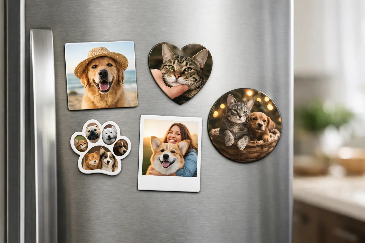 Custom Pet Photo Magnet Ideas That Feel Personal